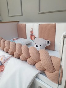 Babyhome Комплект за бебешко легло 60/120 см - мече