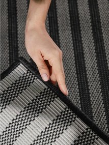 Черен/кремав килим за открито и закрито 120x170 cm Haringey Linley – Ted Baker