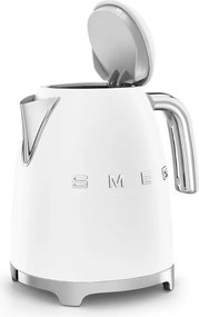 Електрическа кана SMEG KLF03WHMEU, 2400 W, 1.7 л, 360° основа, Матово покритие, Бял