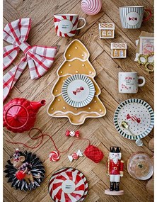 Стъклени Коледни украси в комплект от ръчна изработени 3 бр. 6 cm Festive – Bloomingville