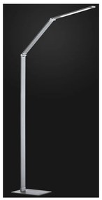 LED затъмняваща се подова лампа в сребрист цвят (височина 133 cm) Geri – Fischer &amp; Honsel