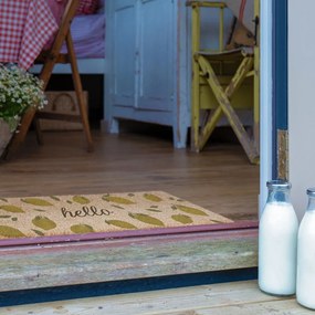 Изтривалка от кокосови влакна 40x120 cm Hello Lemons – Artsy Doormats