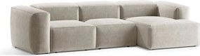 Бежов ъглов диван (десен ъгъл) Bergamo – Cosmopolitan Design