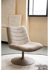 Бежово кадифено кресло Bubba - Zuiver