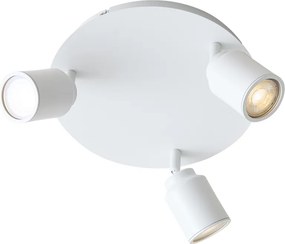 Модерен спот за баня бял 3 светлини IP44 - Ducha