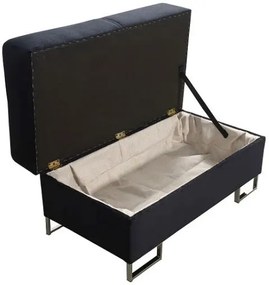 Табуретка Atlas 100-сива кожа