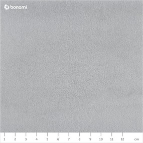 Светлосиво кадифено двойно легло , 140 x 200 cm Juniper - Mazzini Beds