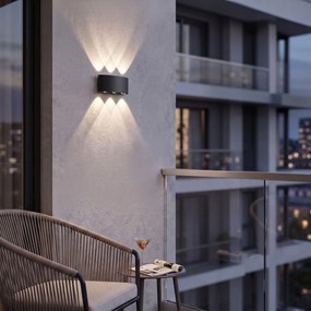 Фасадна лампа Аплик LED JNH040-6G Black