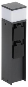 Kanlux 38763-Екстериорна лампа с 2 контакта DASTEN 1xG9/11W/230V 30 см IP44 черен