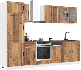 3314819 vidaXL Комплект кухненски шкафове от 8 части Kalmar, инженерно дърво