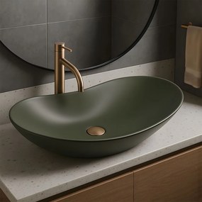 Умивалник за плот Rea Royal Olive Matt