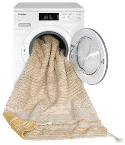 Памучен килим в цвят жълта охра 80x140 cm Twin Amber – Lorena Canals