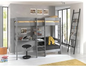 Сиво повдигнато детско легло 90x200 cm Pino - Vipack