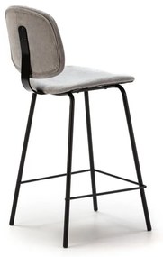 Светлосиви бар столове в комплект от 2 бр. (височина на седалката 66 cm) Arus – Marckeric