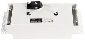 Вграден прожектор бял GU10 въртене и наклон без рамка 2-светлина - Oneon