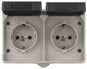 Екстериорен контакт SCHUKO 250V/16A IP44 2Z