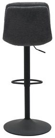 Тъмносив бар стол с регулируема височина Colville – Unique Furniture