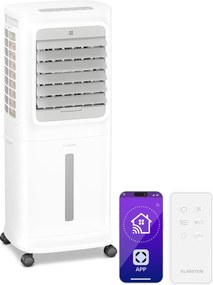 Klarstein Интелигентен въздушен охладител Breezcube с водно охлаждане | 340 m³/h | 10 l | 30 m² | 3 режима | 50 W