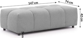 Сива табуретка Albane – Ropez