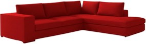 Ъгъл диван Carla-Left-260φ 200β-Red