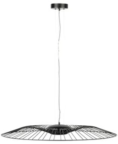 Черно LED осветително тяло с възможност за димиране ø 90 cm Spider - Zuiver