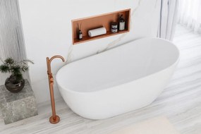 Вграден рафт за баня  30x60 brush copper