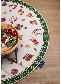 Зелен кръгъл килим с коледен мотив ø 150 cm Green Christmas – Villeroy&amp;Boch
