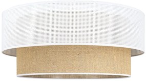 Плафон BORHO 1xE27/60W/230V Ø 40 см бял/юта