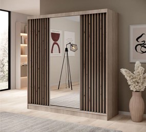 Гардероб ZenSlide 200 с плъзгащи-Sonoma - Mauro