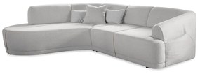 Бял ъглов диван (ляв ъгъл) Bella Siena - Miuform