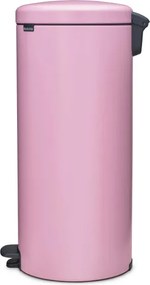 Кош за боклук с педал Brabantia NewIcon 1010443, 30 л, Плавно затваряне, Противоплъзгаща основа, Розов