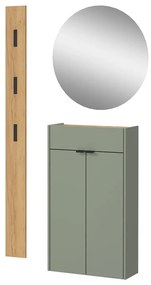 Комплект за коридор в зелен/естествен цвят Ameca - Germania