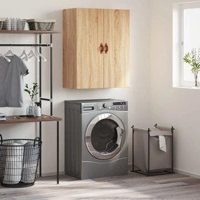 828399 vidaXL Стенен шкаф дъб сонома 69,5x34x90 см