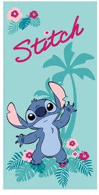 Тюркоазена детска кърпа от микрофибър 70x140 cm Lilo and Stitch "Hawaii" – Jerry Fabrics
