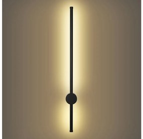 Brilagi - LED външно стенно осветително тяло AURA LED/12W/230V 3000K IP54 черно