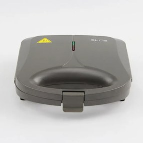 Гофретник ELITE EWM-0164, 700W, 6 нива, Стоп, Равномерно препичане, Неръждаема стомана, Сив/инокс