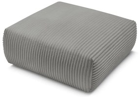 Тъмносива табуретка от рипсено кадифе Lucien – Bobochic Paris