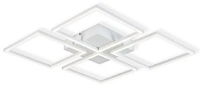 Top Light - LED Димируем полилей за повърхностен монтаж R4xLED/16,25W/230V ъглов бял + д.у.