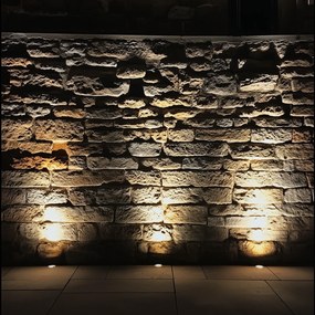 Модерен външен прожектор за земя стомана 35 мм регулируем IP65 - Delux