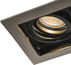 Интелигентен вграден прожектор стомана, включващ Wifi GU10 източник на светлина - Carree