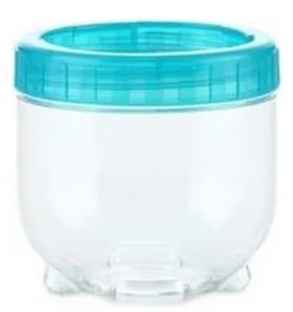Кутия за храна INTERLOCK 0,5 л, тюркоаз/прозрачна