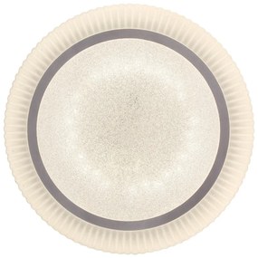 Бяло LED осветително тяло за таван 38x38 cm Gilly – Candellux Lighting