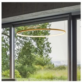 Ideal Lux - LED полилей на кабел ORACLE SLIM LED/29W/230V 3000K Ø 50 см златен