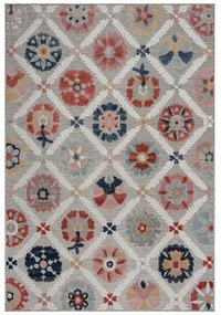 Сив външен килим 170x120 cm Flora - Flair Rugs