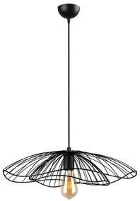Черно висящо осветително тяло, височина 111 cm Root - Squid Lighting