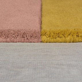 Син ръчно изработен вълнен килим 150x240 cm Lozenge Bright Multi – Flair Rugs