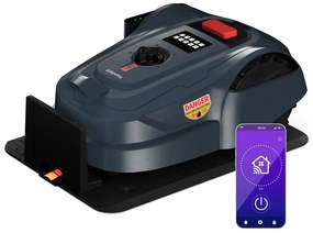 Blumfeldt GrassConnect роботизирана косачка, Поддръжка на тревни площи до 1000 м², Управление с помощта на апликация