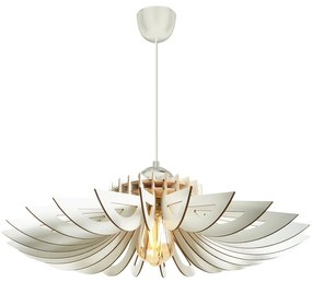 Бяло висящо осветително тяло ø 68 cm – Opviq lights