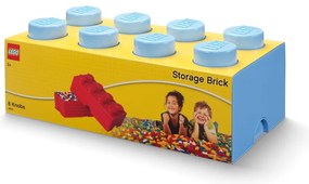 Светлосиня кутия за съхранение - LEGO®