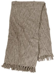Светлокафява памучна покривка за двойно легло 250x260 cm Sahara - Tiseco Home Studio